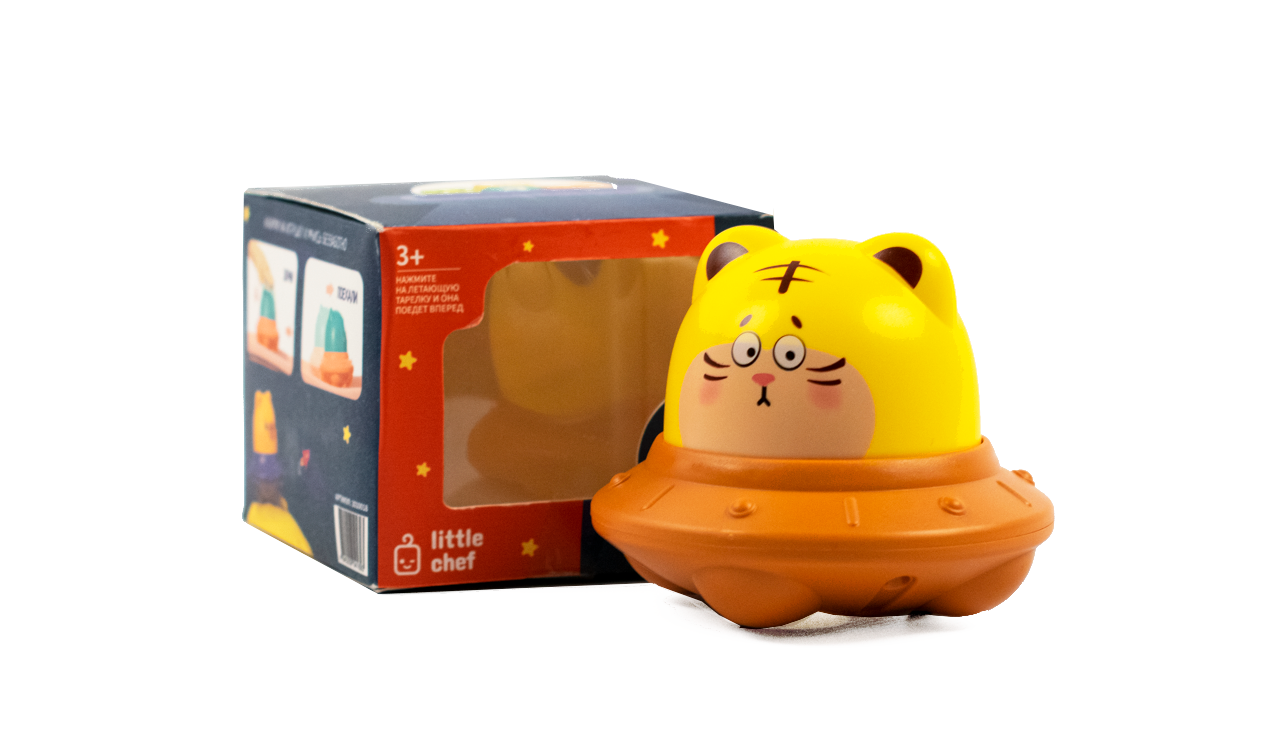 

Развивающая игрушка инерционная игрушка летающая тарелка Сатурик