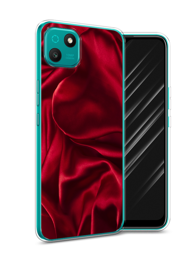 

Чехол Awog на Wiko T10 "Текстура красный шелк"