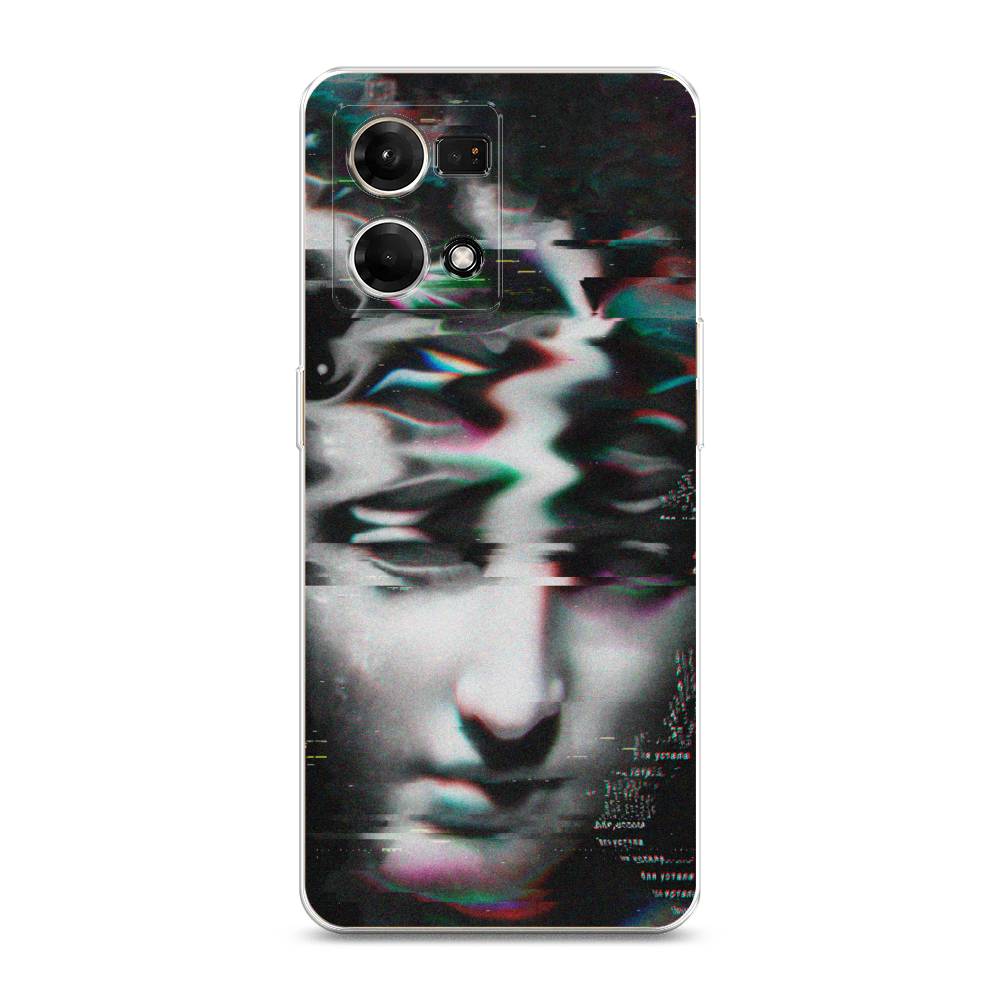 

Чехол Awog на Oppo Reno 7 4G/8 4G "Glitch Art", Разноцветный