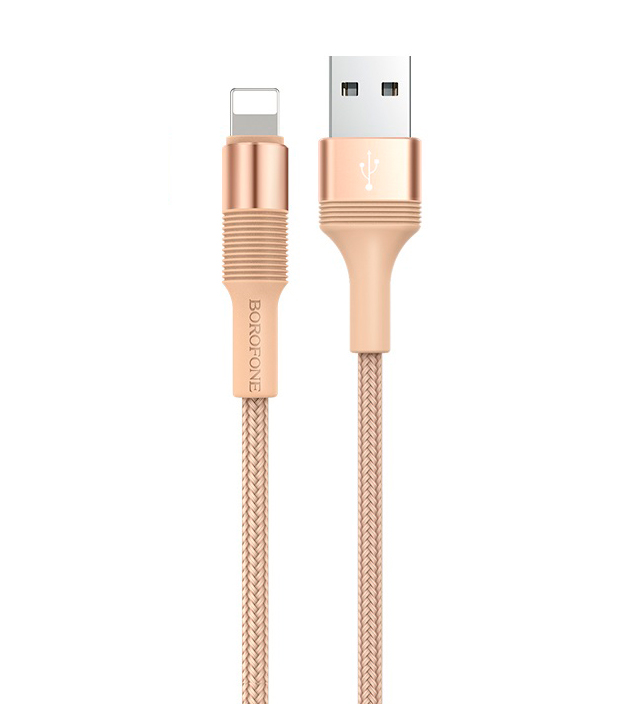 

Кабель lightning - usb Айсотка 1 м золотистый