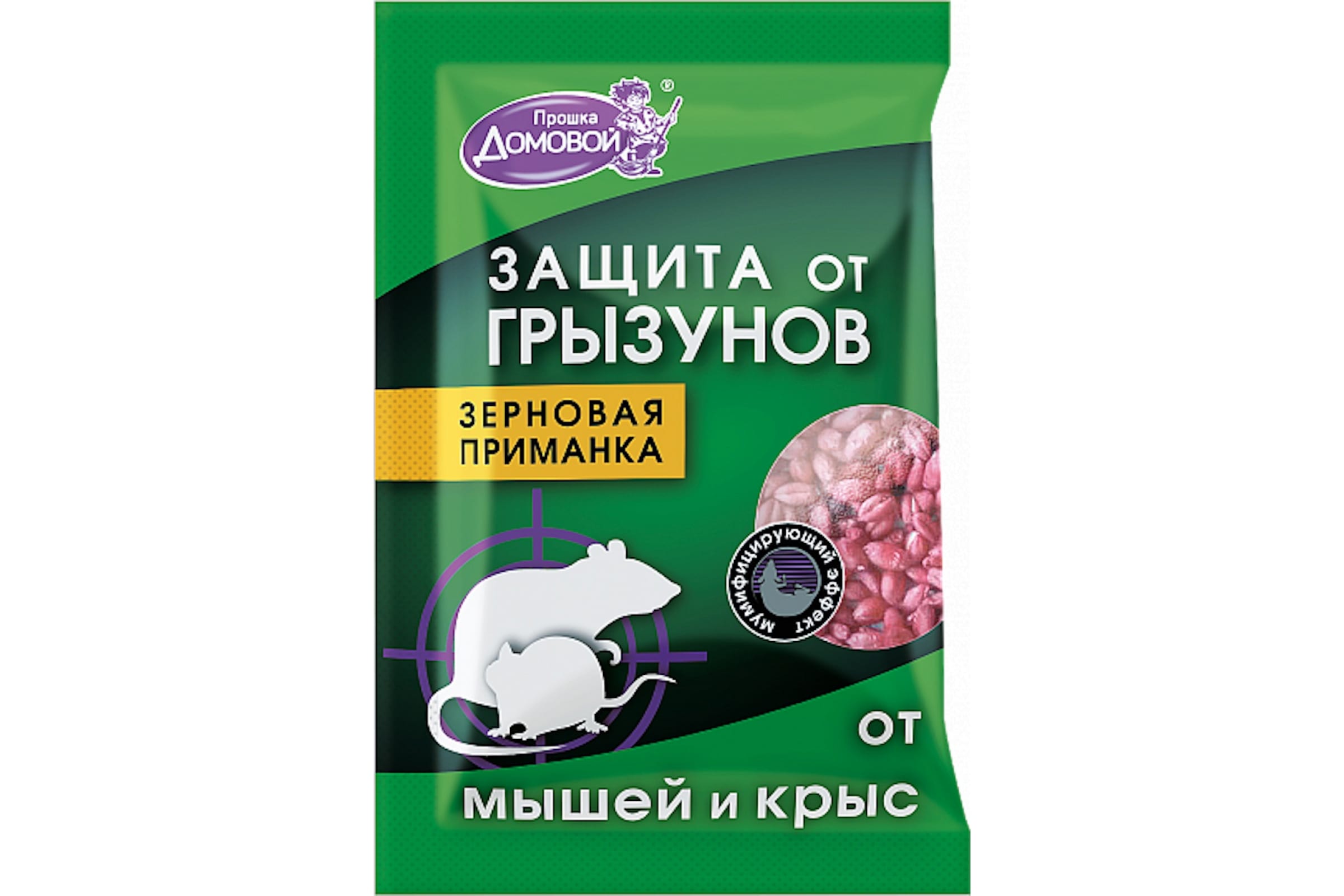 

Гранулы от грызунов Домовой Прошка 16422995 40 г
