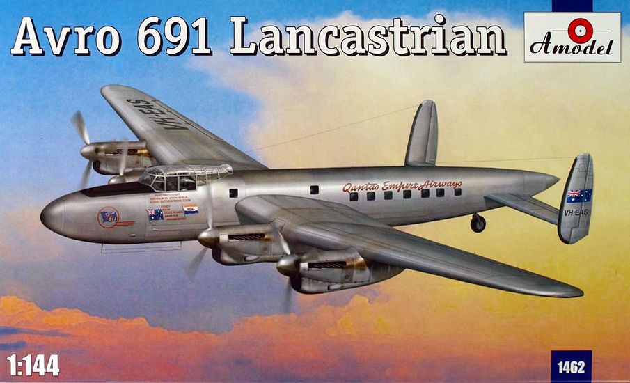 

Сборная модель Amodel 1/144 Самолет Avro 691 Lancastrian 1462