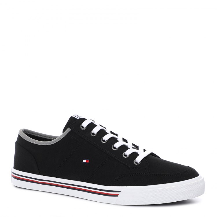 

Кеды мужские Tommy Hilfiger FM0FM02676 черные 40 EU, FM0FM02676_2276332