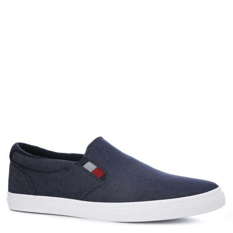 фото Слипоны мужские tommy hilfiger fm0fm02686 синие 40 eu