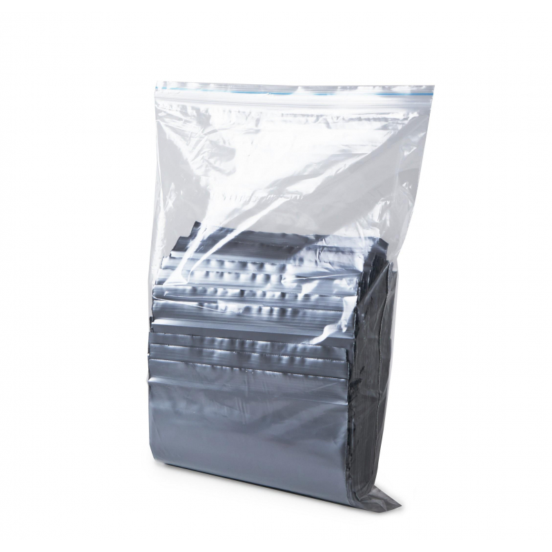 

Пакет с замком (Zip Lock) 12 х 17 см, 60 мкм, серый, 100 шт/уп
