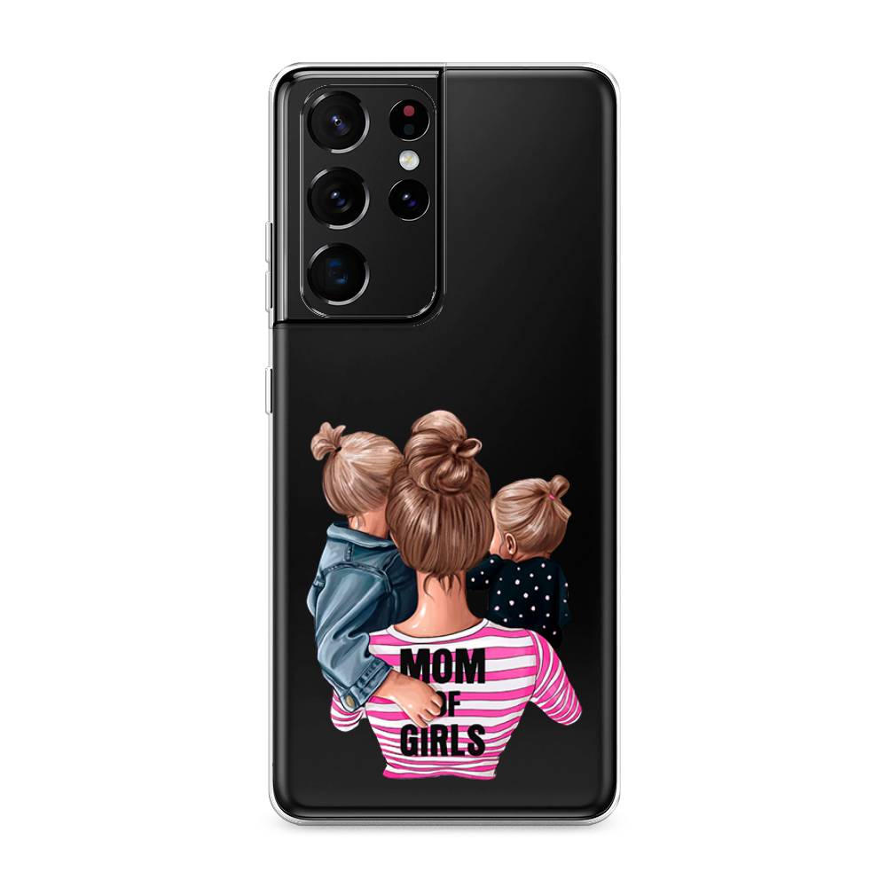 

Чехол Awog на Samsung Galaxy S21 Ultra / Самсунг S21 Ultra "Mom of Girls", Разноцветный, 2102250-6