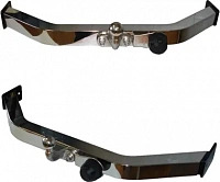 

Фаркоп Lexus LX470 1998-2007 крюк торцевой оцинк на 2 болт,балка открытая с нерж.накладкой, Y08EL