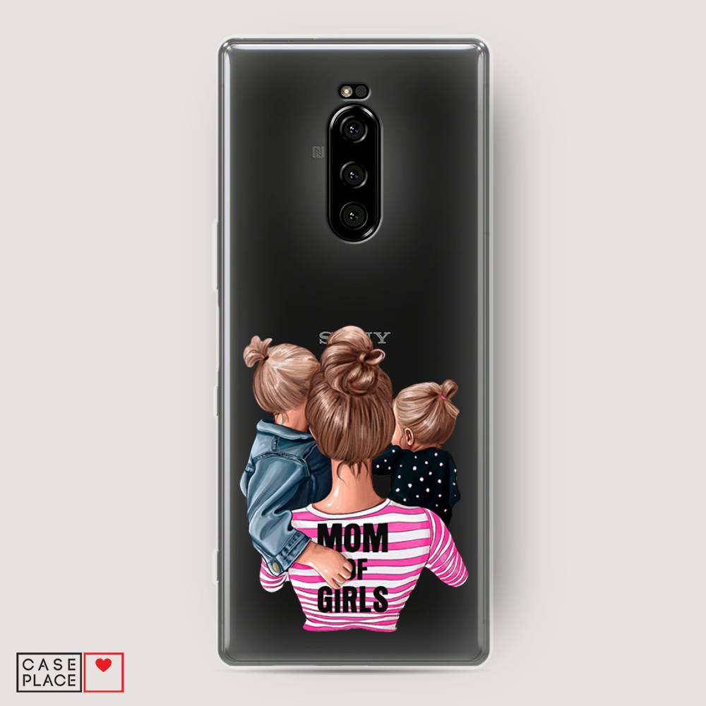

Чехол Awog на Sony Xperia 1/XZ4 "Mom of Girls", Разноцветный, 54250-6