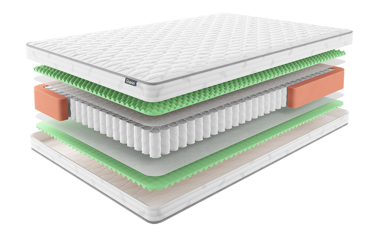 

Матрас Gupan Osteon Henzen 120x200 см, Белый, Osteon Henzen
