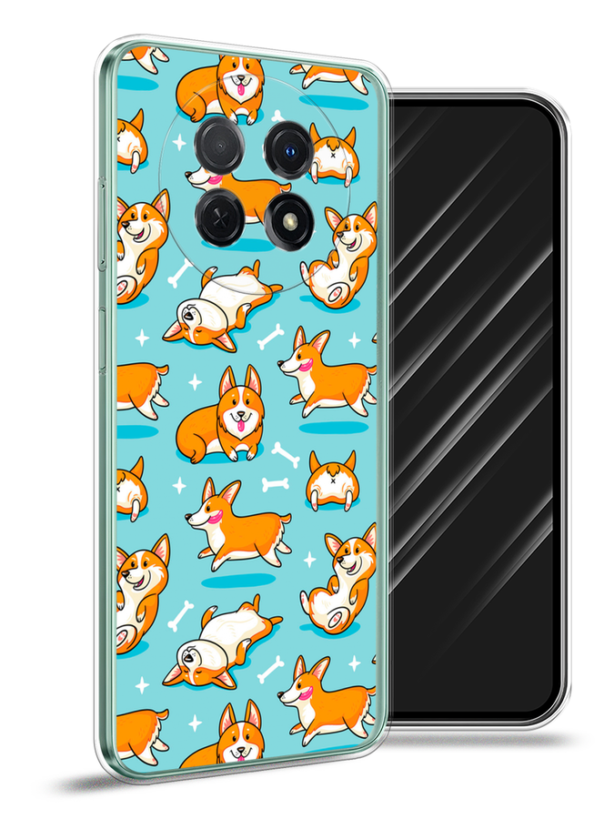 

Чехол Awog на Huawei Nova Y91 "Веселые корги", Коричневый, 6121650-2