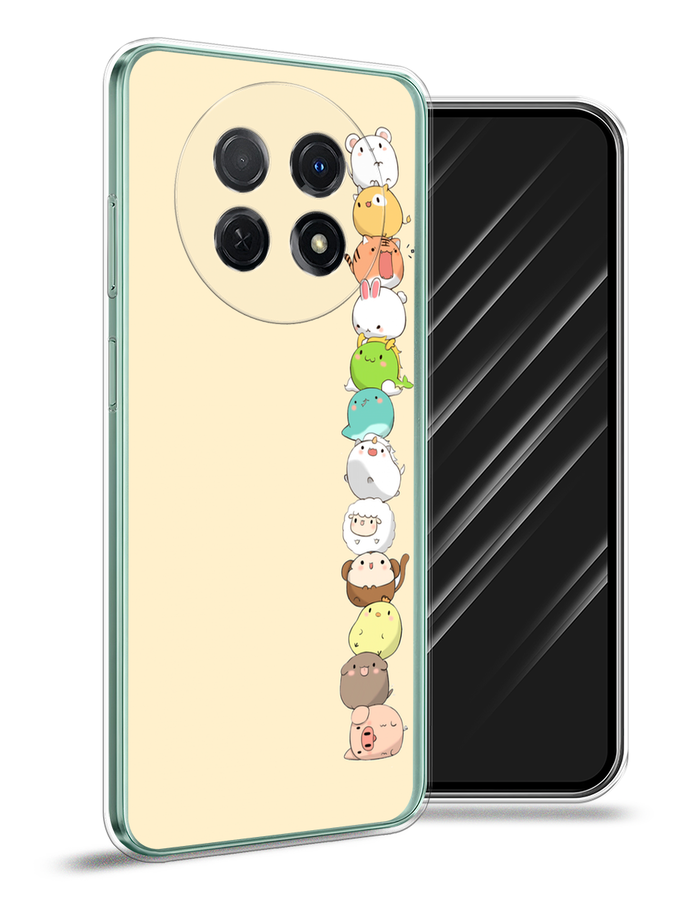 

Чехол Awog на Huawei Nova Y91 "Питомцы Чиби", Желтый, 6121650-2