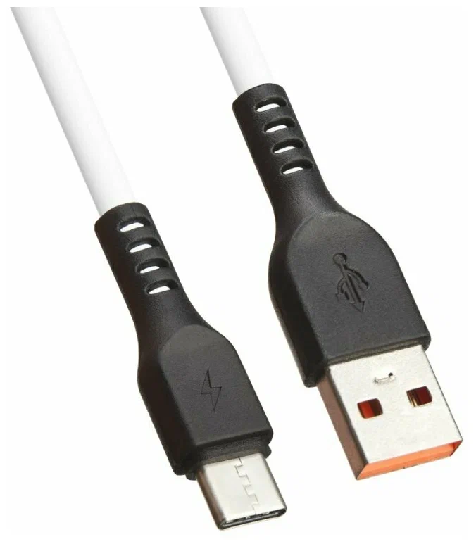 

Кабель USB LP USB Type-C Extra TPE, белый