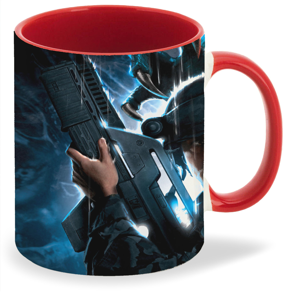 

Кружка CoolPodarok aliens colonial marines Солдат Сзади Чужой, aliens colonial marines Солдат Сзади Чужой