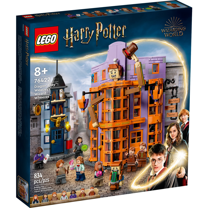 Конструктор LEGO Harry Potter 76422 Косой переулок: Волшебные хрипы Уизли переулок