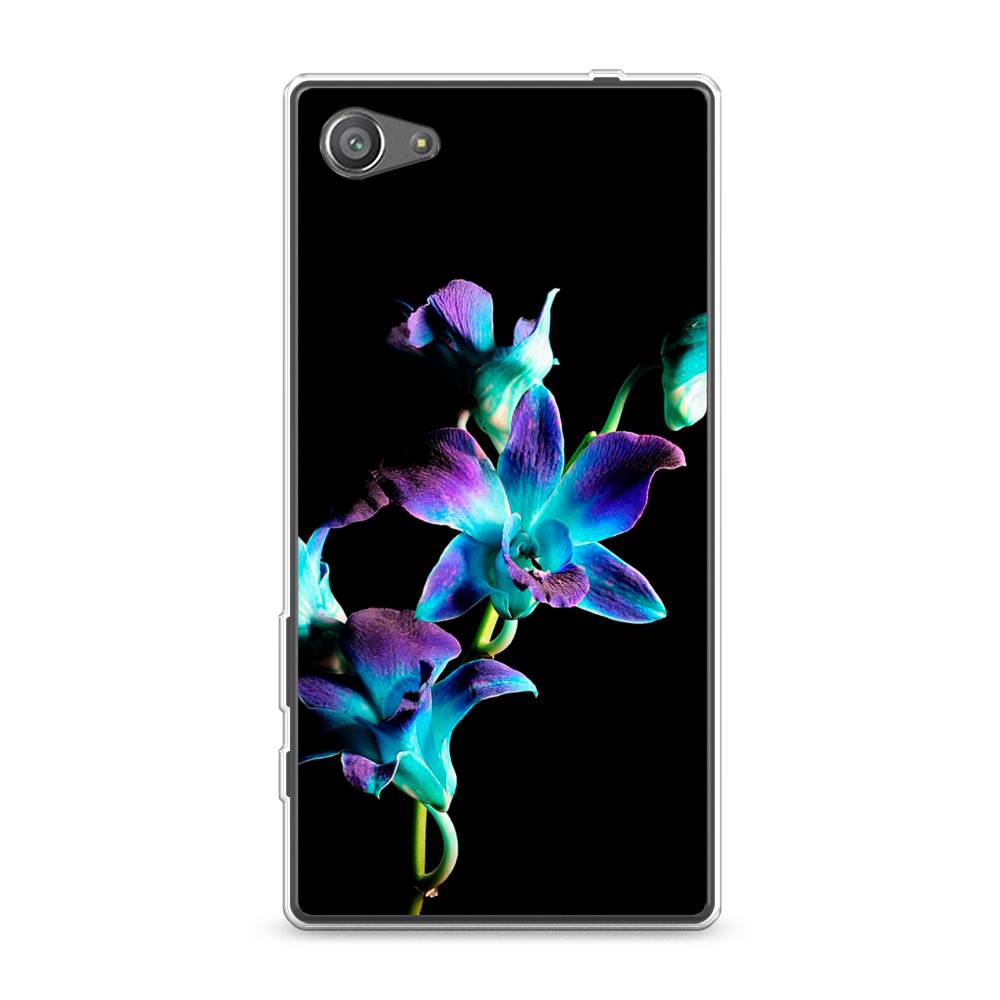 

Чехол Awog на Sony Xperia Z5 compact "Синий цветок на черном", Разноцветный, 52250-8