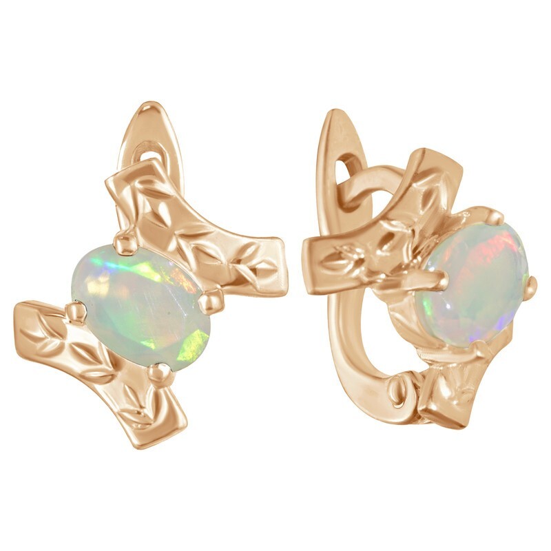 

Серьги из серебра с опалом LAZURIT-ONLINE 8204PG, 8204PG