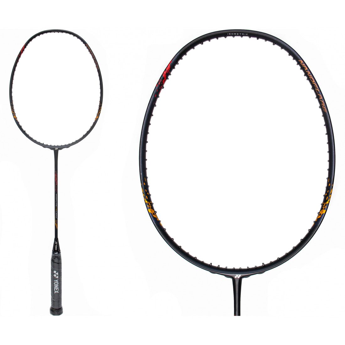 

Ракетка для бадминтона Yonex Nanoflare 170 Light Black/Orange 5UG5 (без струны), Черный;оранжевый, Nanoflare170LightBO_без струны