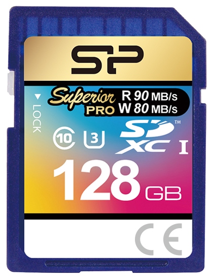 Карта памяти Silicon Power Superior Pro SDXC 128GB (SP128GBSDXCU3V10)