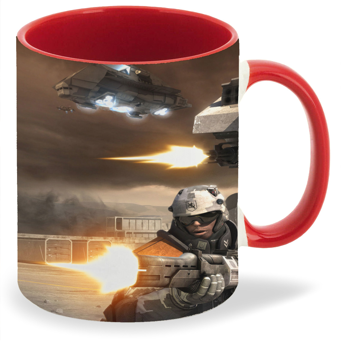 

Кружка CoolPodarok battlefield 2142 Солдаты и Турели Выстрелы Шатл в небе, battlefield 2142 Солдаты и Турели Выстрелы Шатл в небе