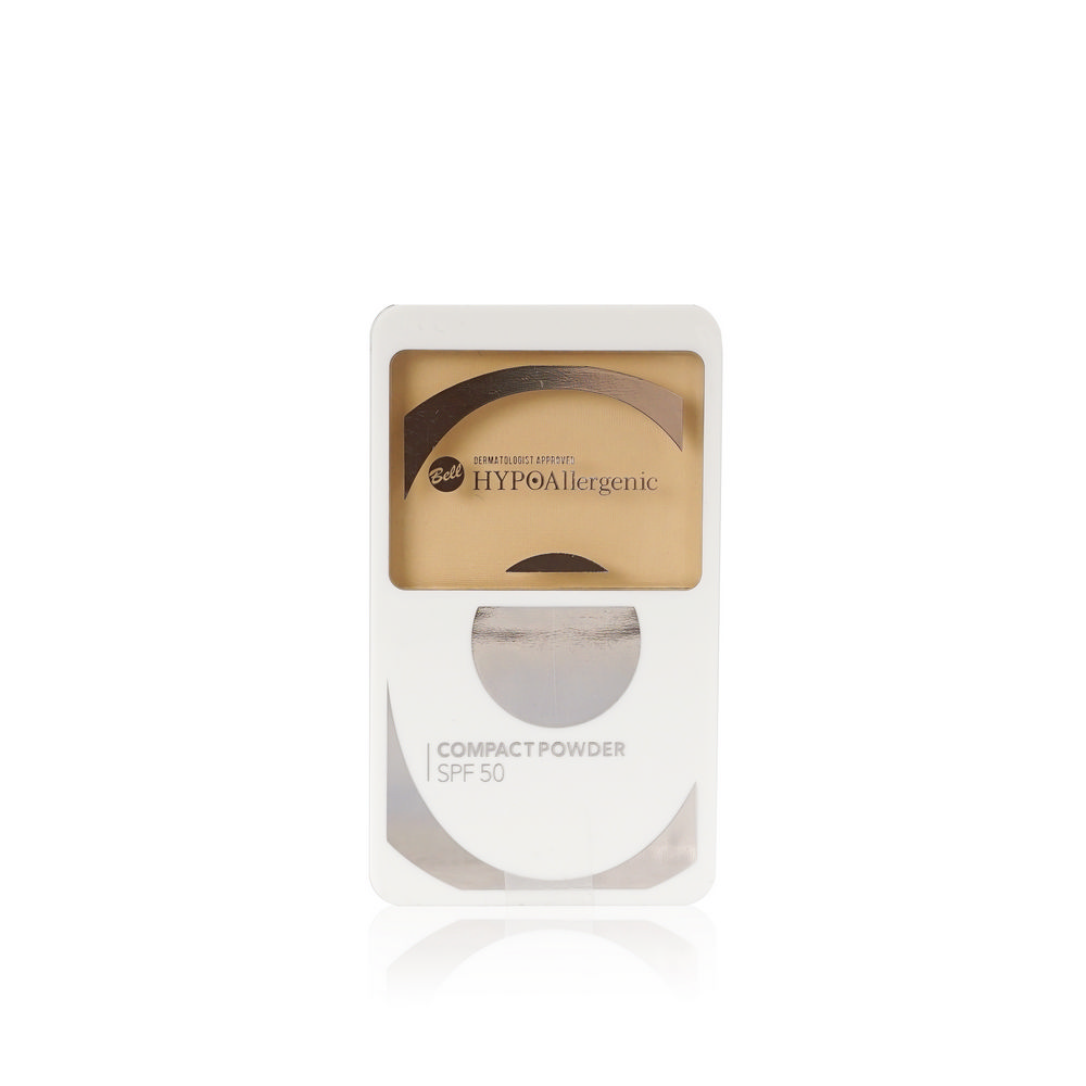 Компактная пудра для лица Bell Hypoallergenic Spf 50 02 Golden Ivory 9,5г