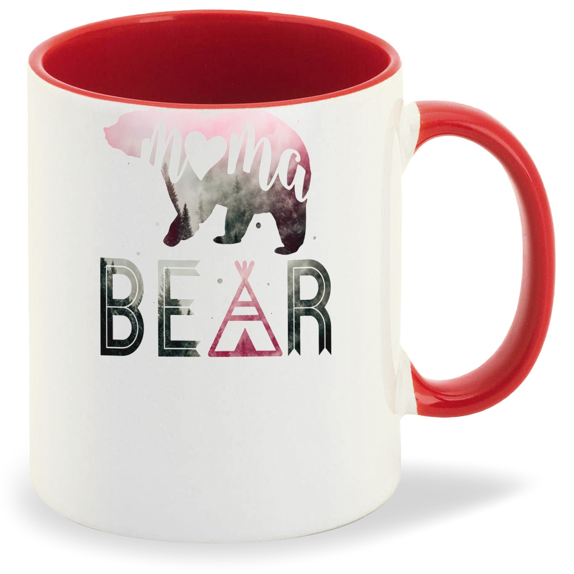

Кружка CoolPodarok Семья. mama bear, Семья. mama bear