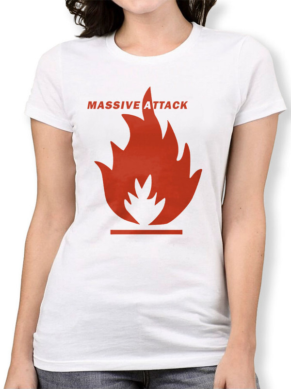

Футболка женская Design Heroes Massive Attack белая 2XL, Massive Attack
