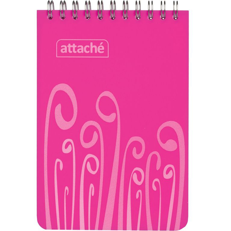 

Блокнот А6, 80л, Attache Fantasy, розовый 2 штуки, bl-305