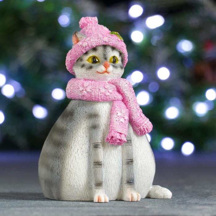 

Копилка "Кошка Шарлотта" серая, 10х10х15см