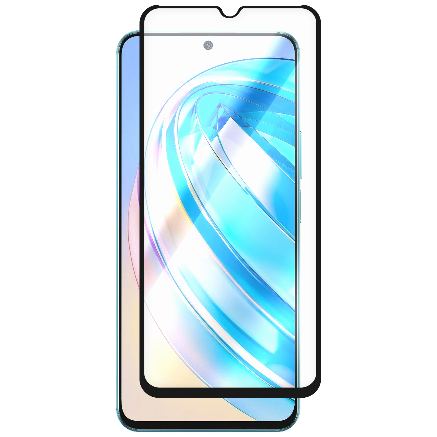 

Стекло защитное Full Glue Premium Krutoff для Honor X8a черное