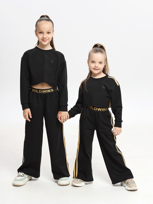 

Спортивный костюм детский WILDWINS, WW-K110, черный, 152, WW-K152