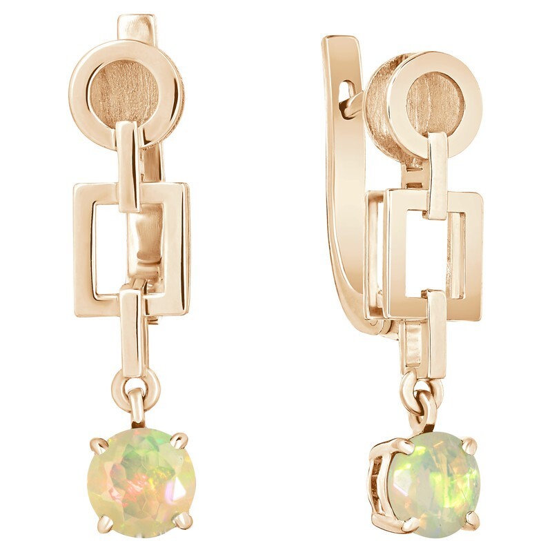 

Серьги из серебра с опалом LAZURIT-ONLINE 8205PG, 8205PG
