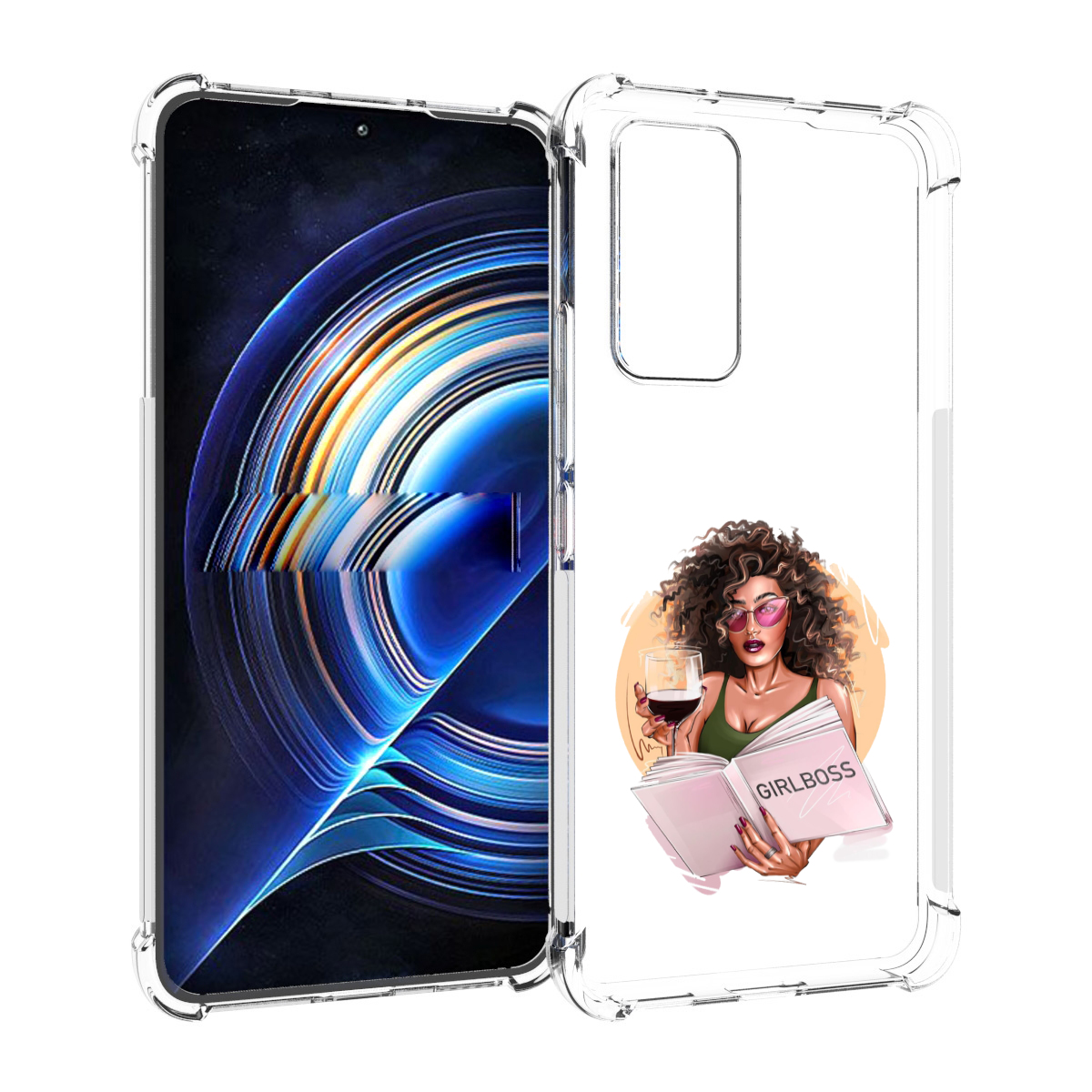 

Чехол MyPads Girlboss with wine_ Etsy женский для Tecno Neo, Прозрачный, Tocco