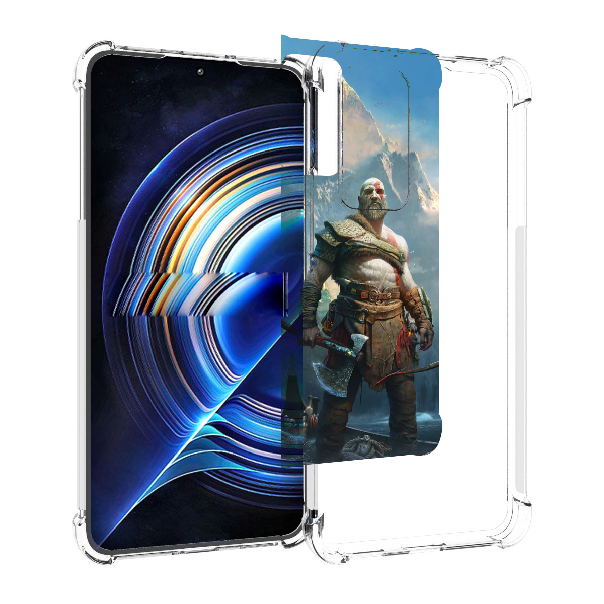

Чехол MyPads God Of War Кратос Атрей для Tecno Camon 19 Neo, Прозрачный, Tocco