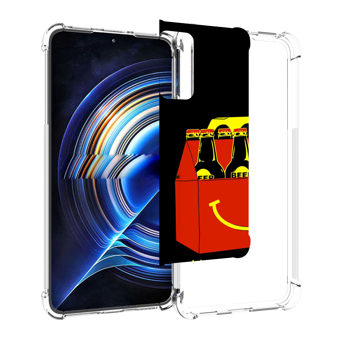 

Чехол MyPads Happy Meal для Tecno Camon 19 Neo, Прозрачный, Tocco