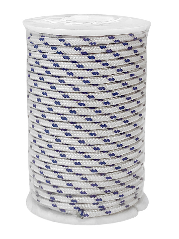 Шнур стартерный SOLARIS на катушке 3,0 мм х 14 м S6308 шнур для вязания 100% полиэфир ширина 3 мм 100м джинс