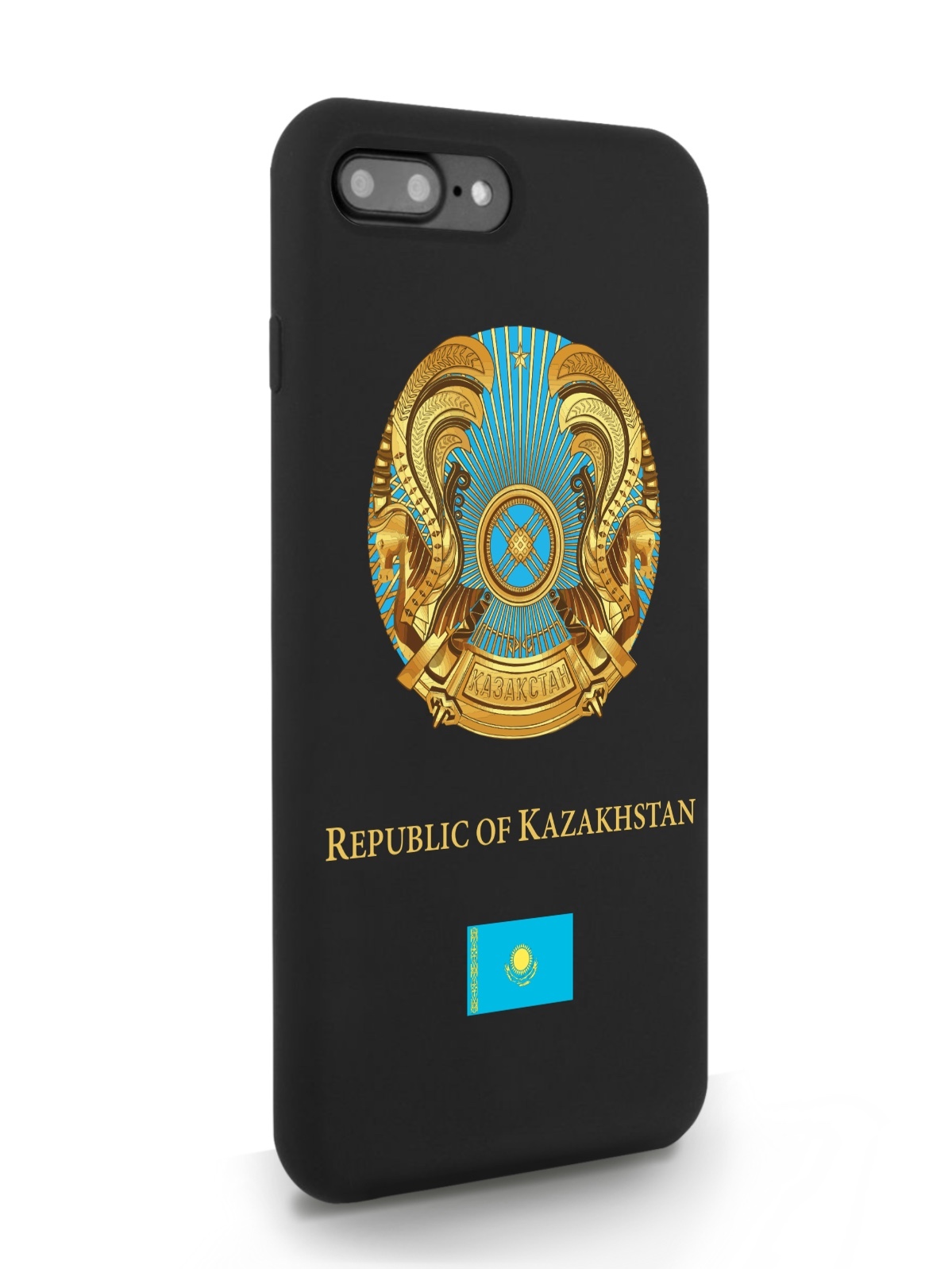

Черный SignumCase для iPhone 7/8 Plus Герб Казахстана черный, iPhone 7/8 Plus Герб Казахстана