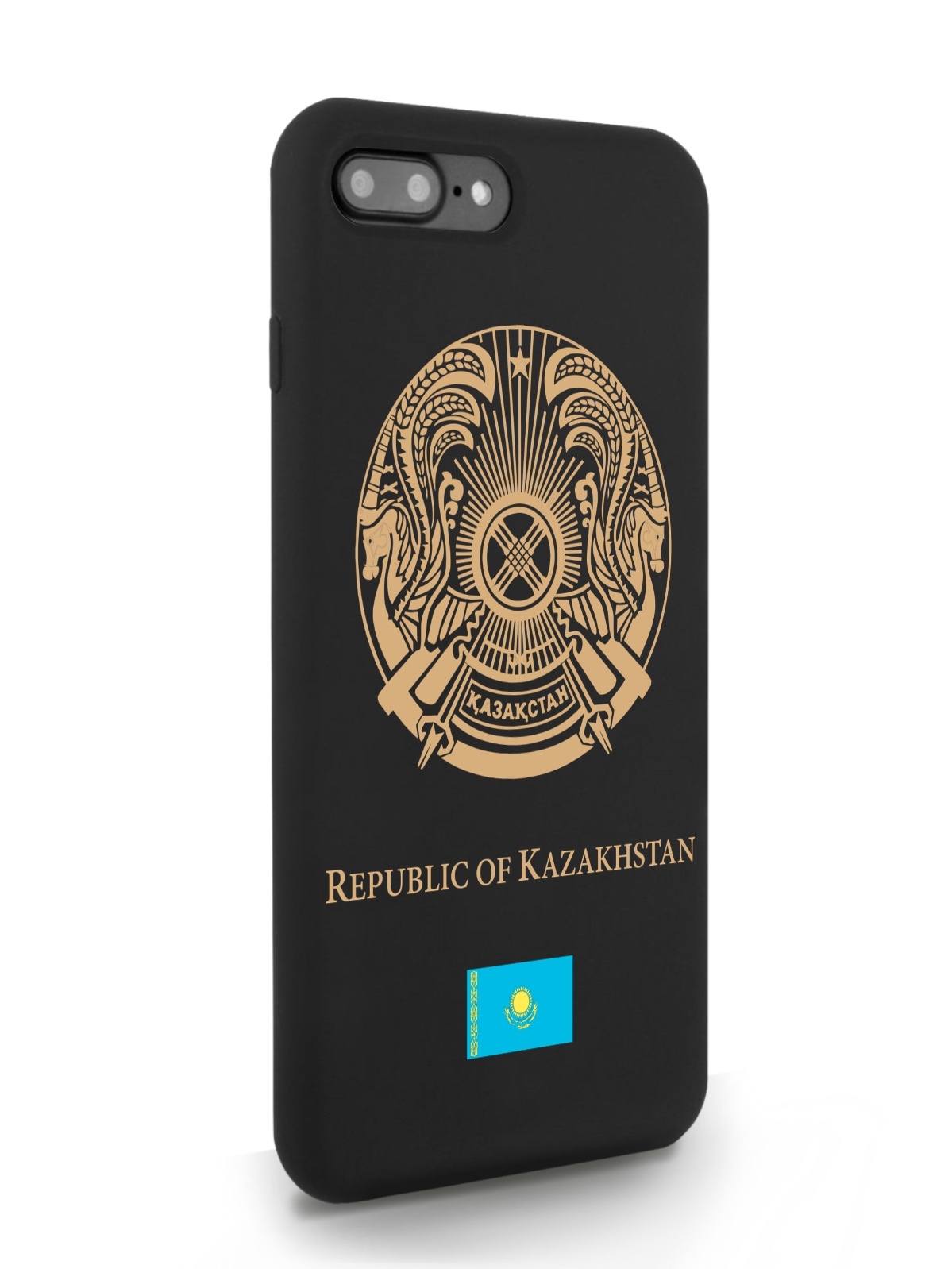 

Черный SignumCase для iPhone 7/8 Plus Золотой Герб Казахстана черный, iPhone 7/8 Plus Золотой Герб Казахстана