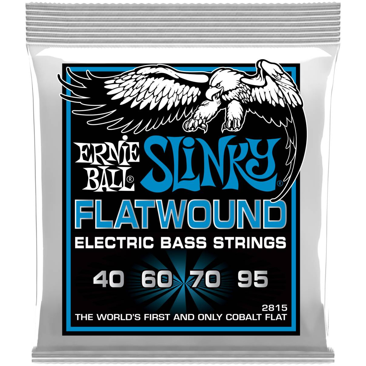 

ERNIE BALL Струны для бас-гитары 2815 Flatwound Slinky Extra 40-95 ERNIE BALL