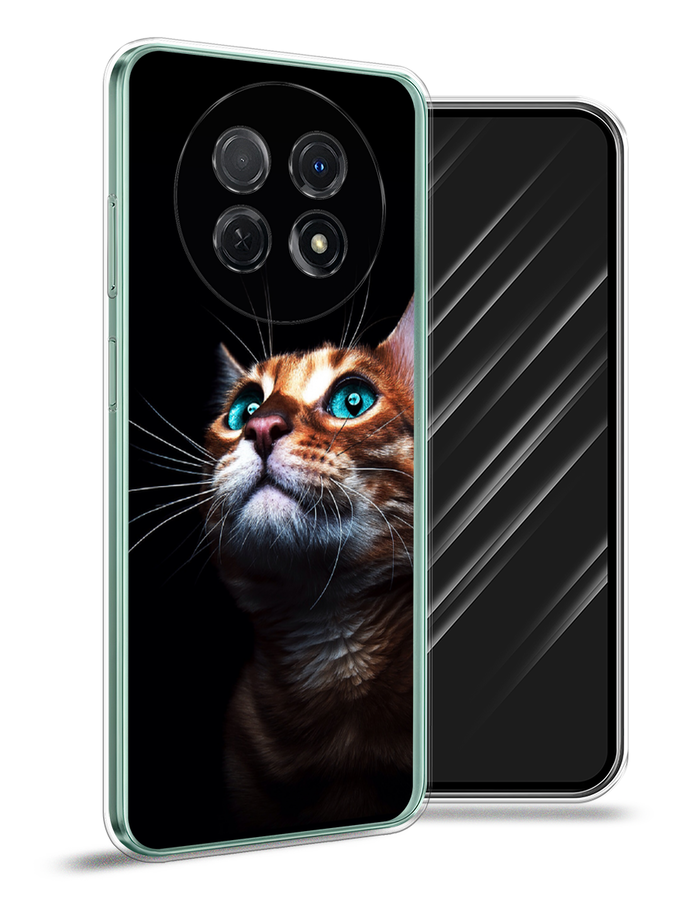 

Чехол Awog на Huawei Nova Y91 "Мечтательный кот", Коричневый, 6121650-1