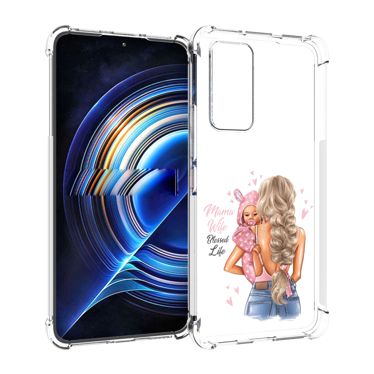 

Чехол MyPads Mama-wibe для Tecno Camon 19 Neo, Прозрачный, Tocco