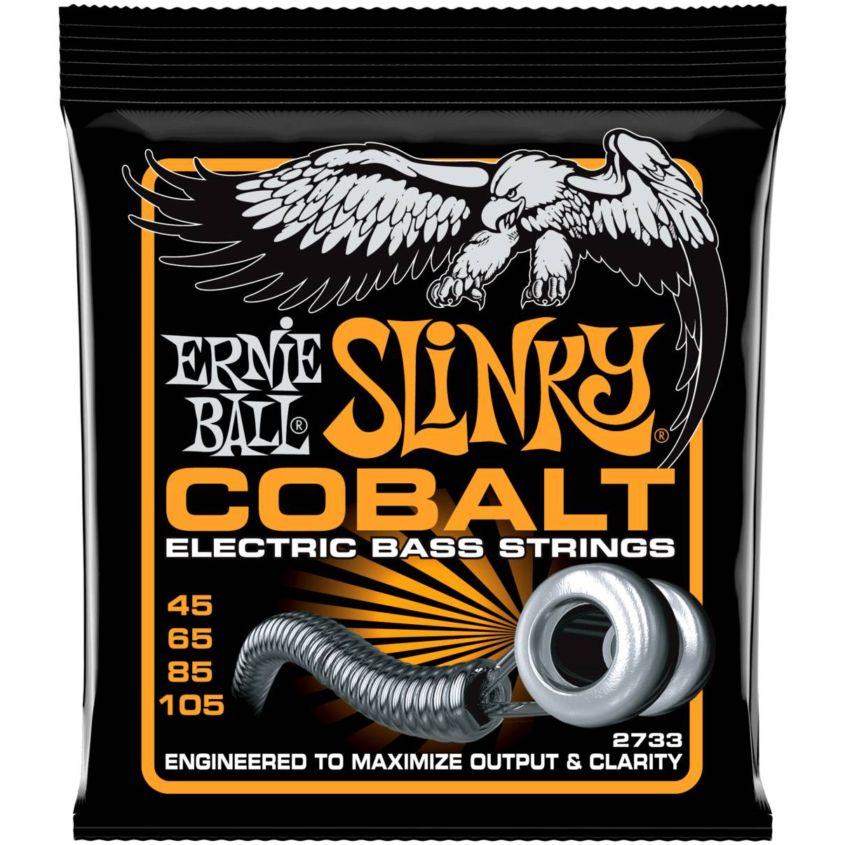 

ERNIE BALL Струны для бас-гитары 2733 Cobalt Slinky Hybrid 45-105 ERNIE BALL