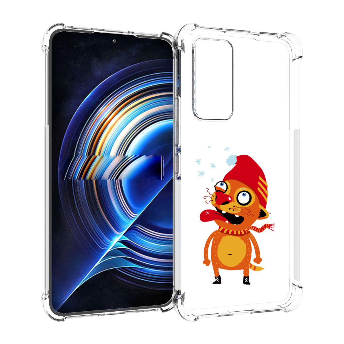 

Чехол MyPads Зимний кот для Tecno Camon 19 Neo, Прозрачный, Tocco