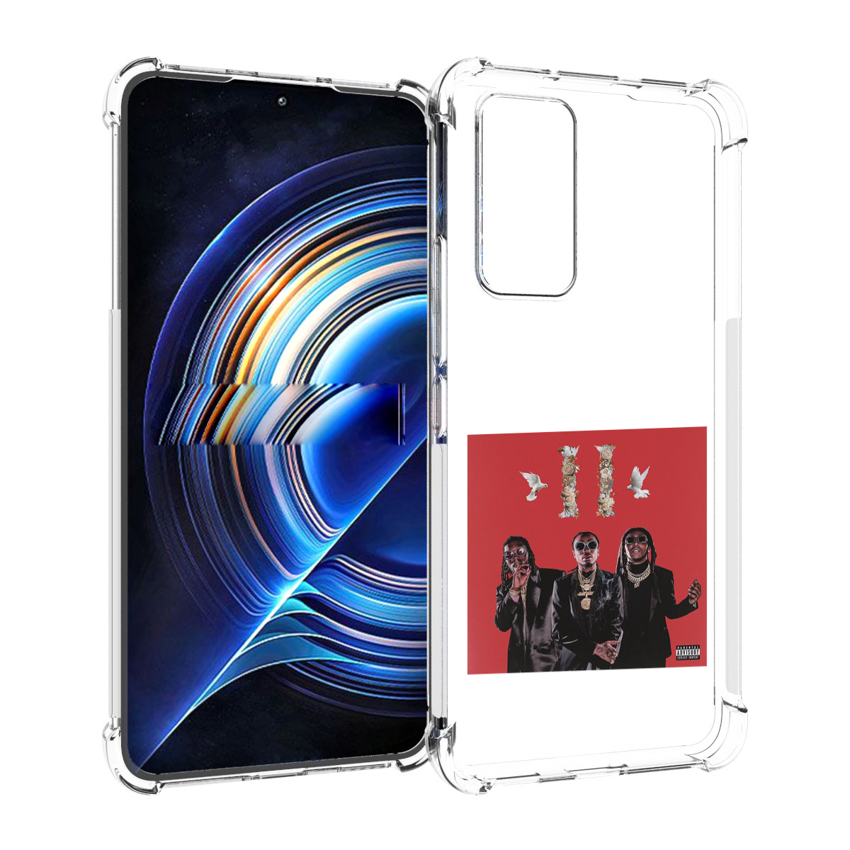 

Чехол MyPads Migos - Culture II для Tecno Camon 19 Neo, Прозрачный, Tocco