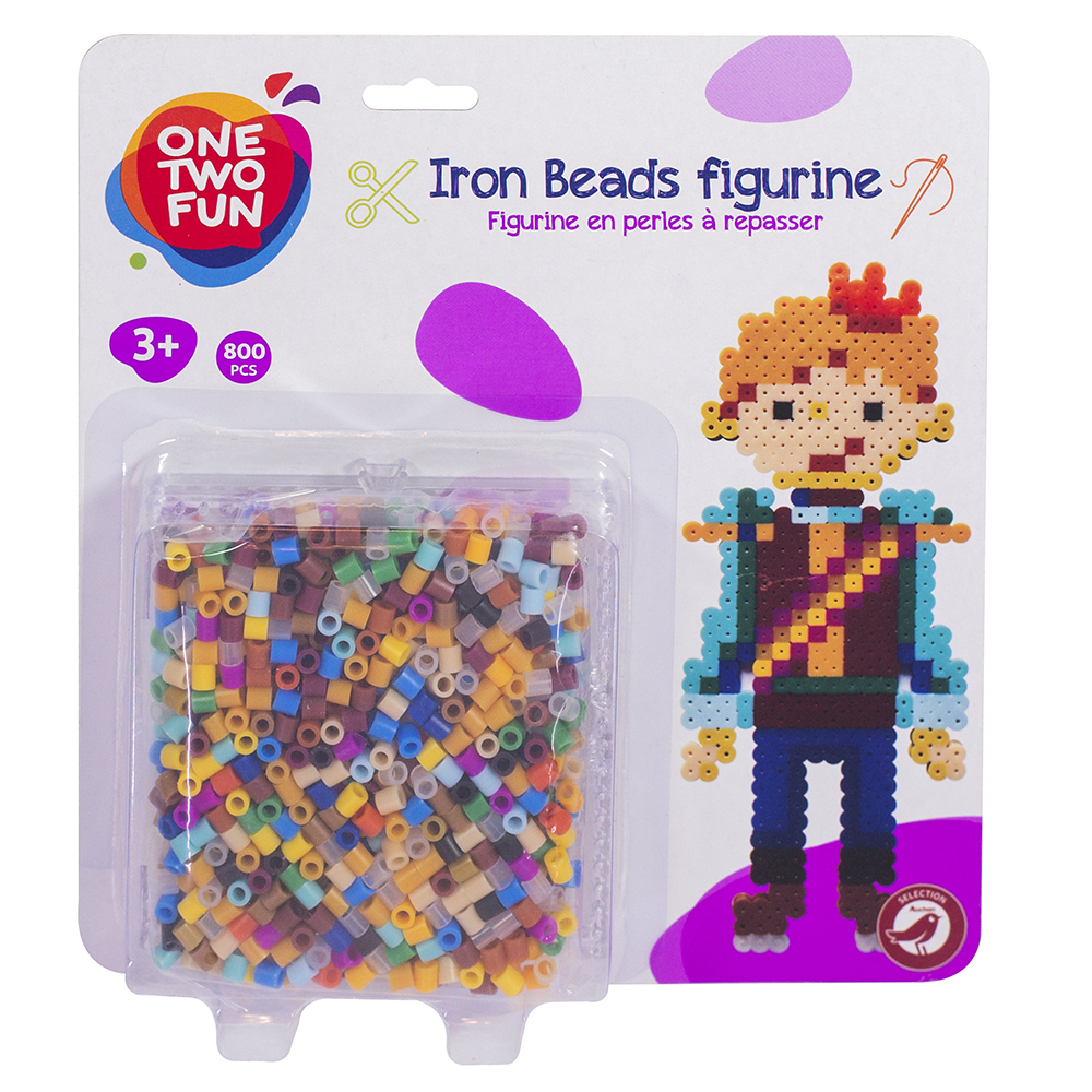 фото Мозаика one two fun iron beads figurine 800 деталей в ассортименте