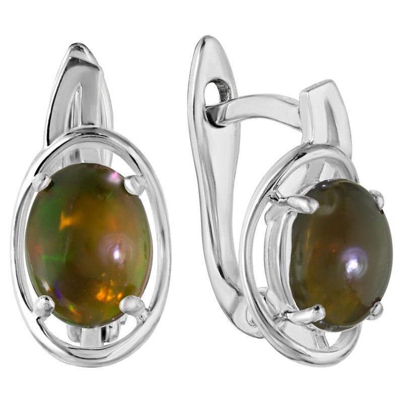 

Серьги из серебра с опалом LAZURIT-ONLINE 8206WR, 8206WR