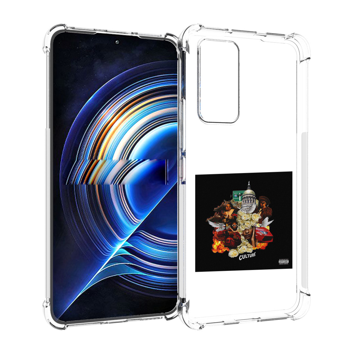 

Чехол MyPads Migos - Culture для Tecno Camon 19 Neo, Прозрачный, Tocco