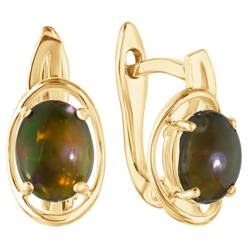 

Серьги из серебра с опалом LAZURIT-ONLINE 8206YG, 8206YG