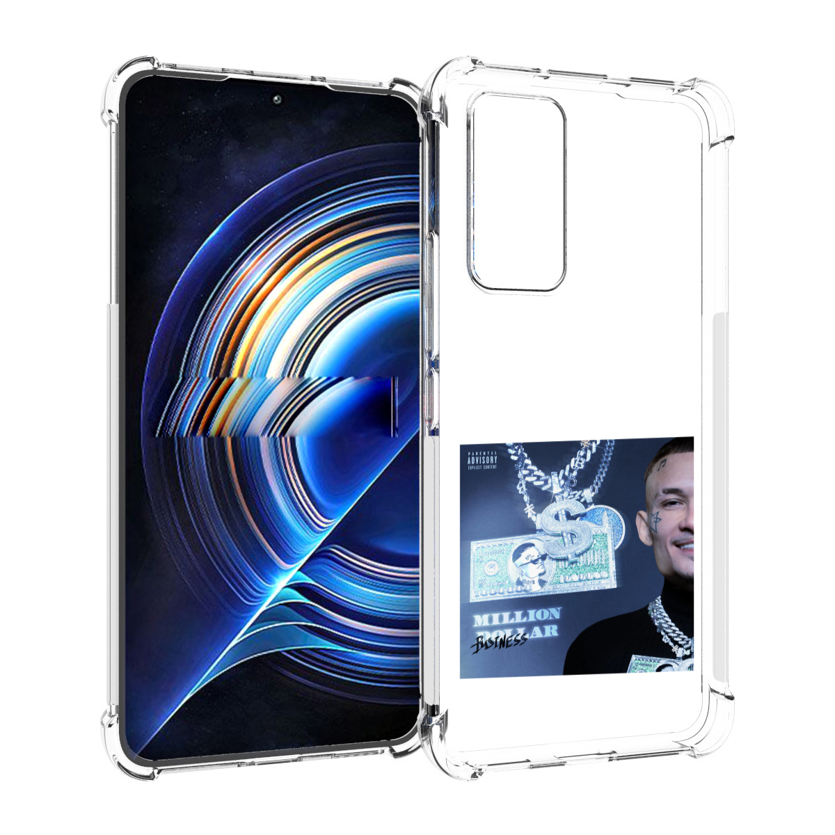 

Чехол MyPads Million Dollar, Business Morgenshtern для Tecno Camon 19 Neo, Прозрачный, Tocco