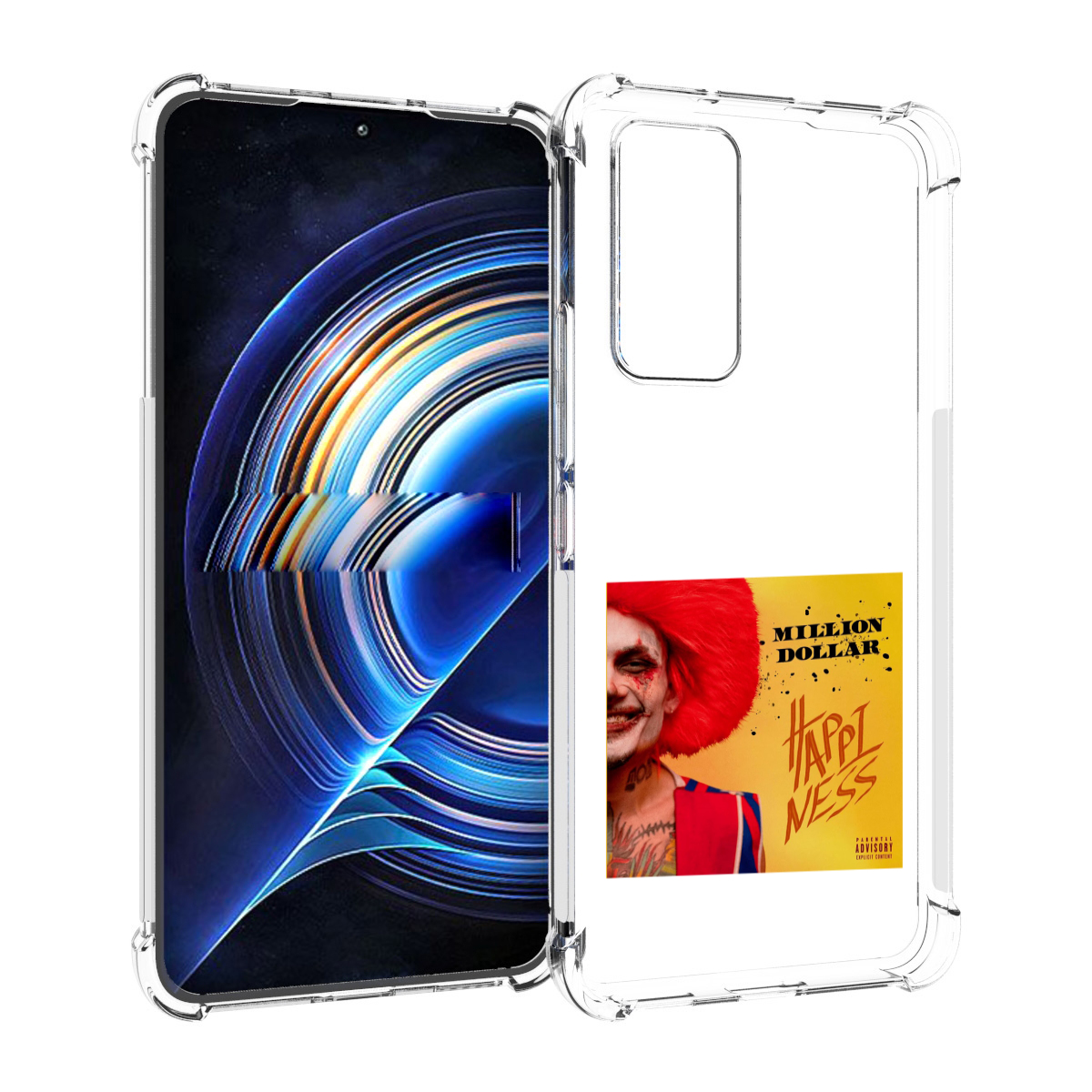 

Чехол MyPads Million Dollar, Happiness Morgenshtern для Tecno Camon 19 Neo, Прозрачный, Tocco
