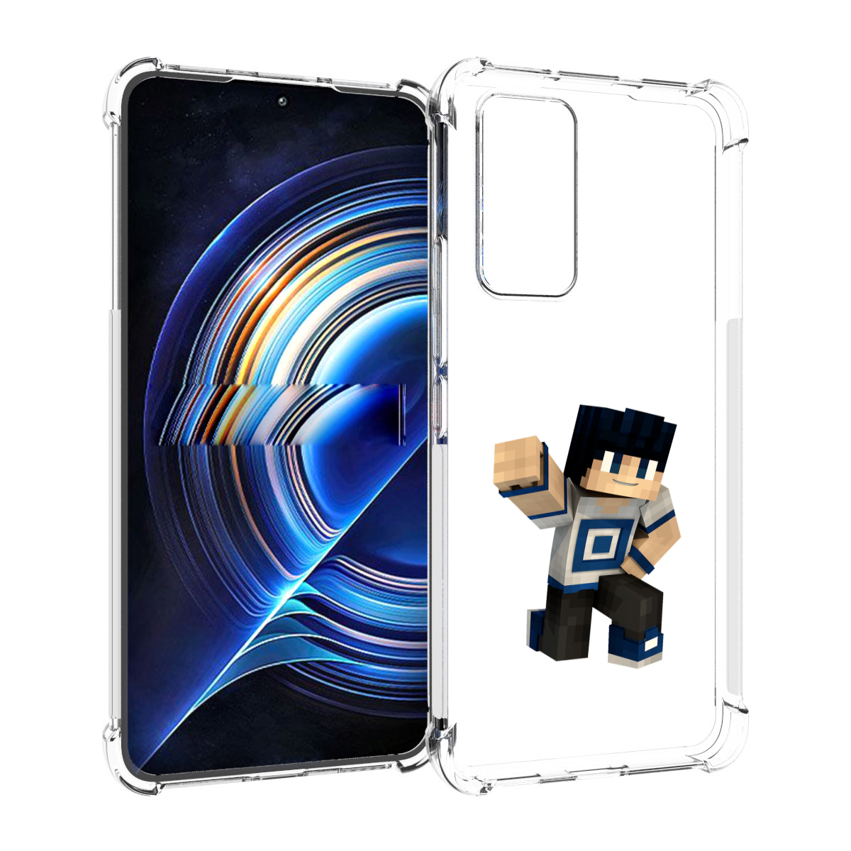 

Чехол MyPads Minecraft-1 для Tecno Camon 19 Neo, Прозрачный, Tocco